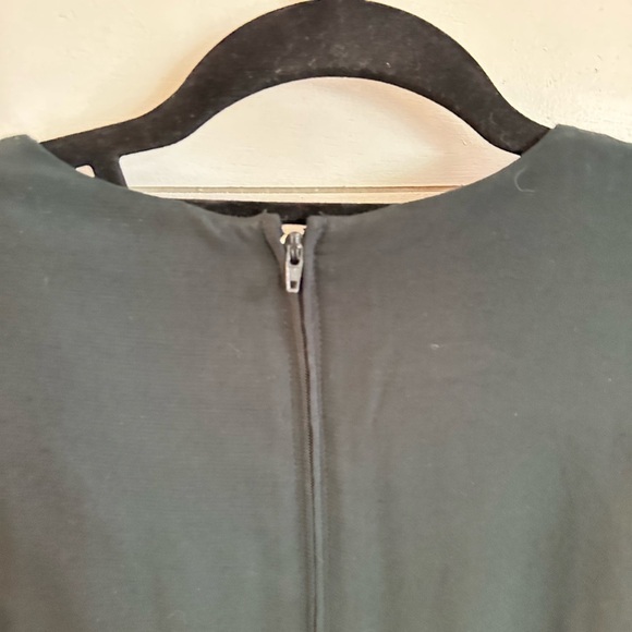 Y2K Vintage Valerie Stevens pleated grandmacore midi green rayon dress 12 - Picture 11 of 11